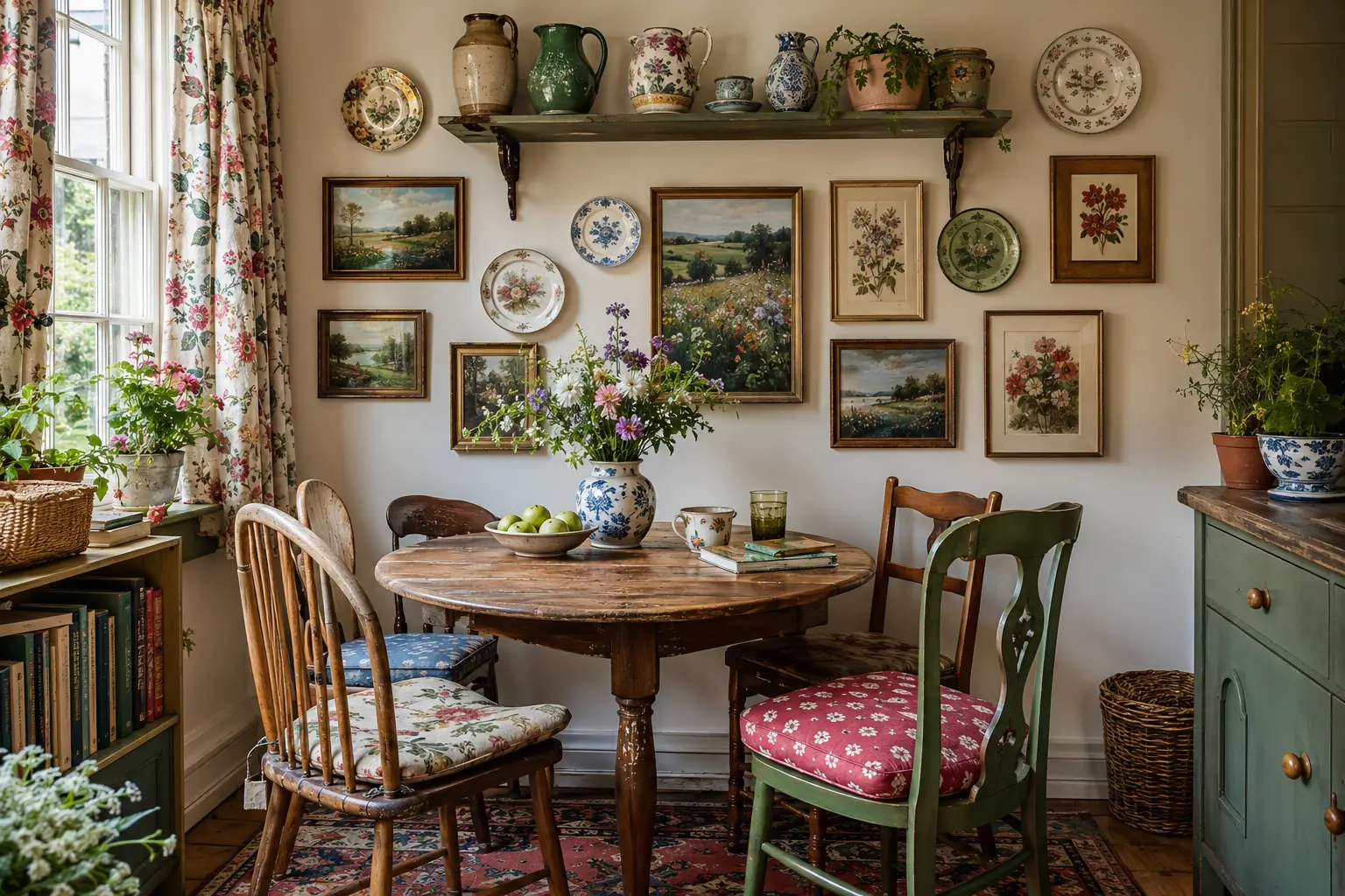 Kleine Essecke im English-Cottage-Stil