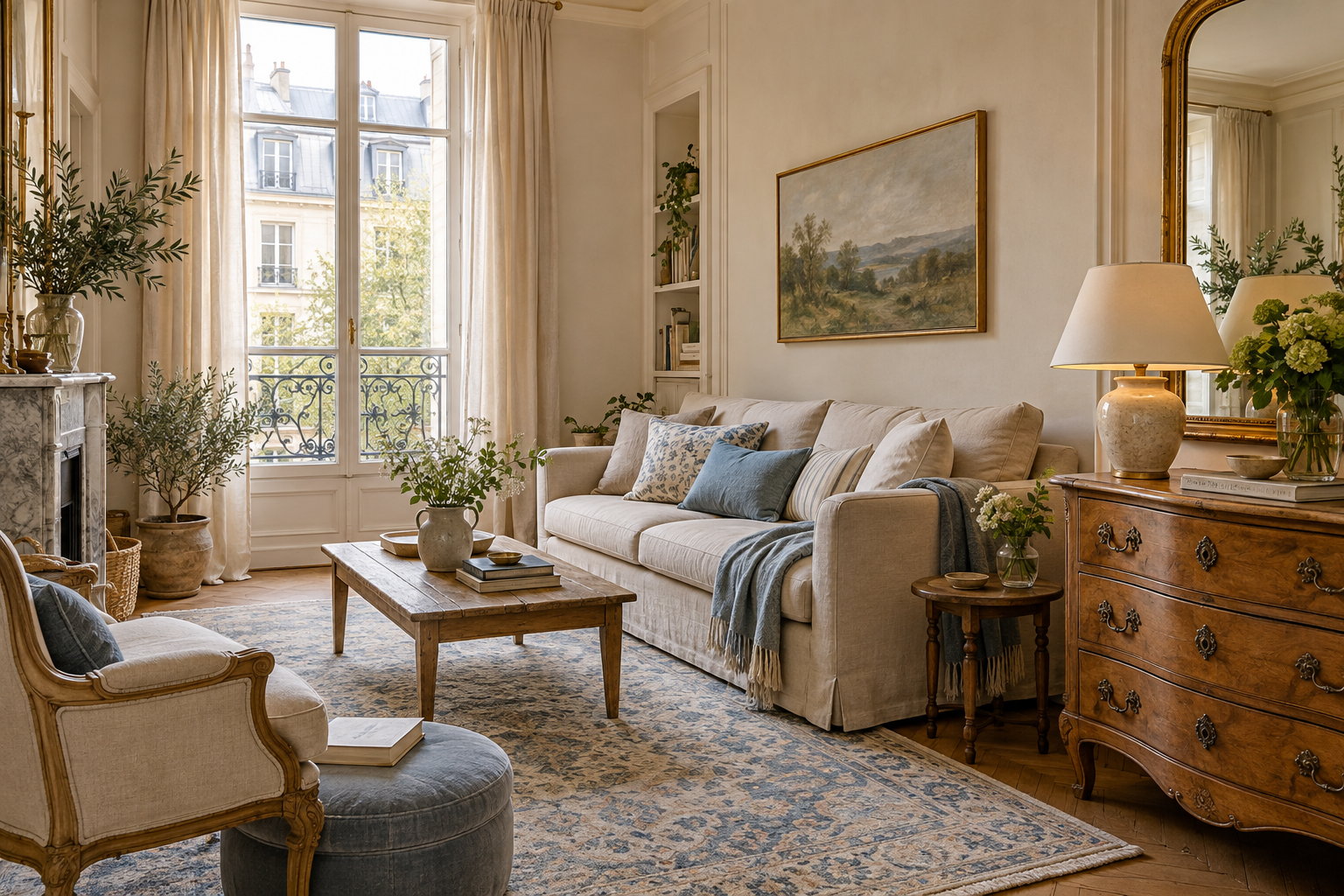 Französischer Landhausstil in kleinen Räumen: 9 Ideen ohne Kitsch